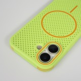 iPhone 17 Case Hülle - MagSafe-kompatibles, robustes Kunststoff-Gitter - Grün