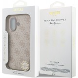 iPhone 17 Case Hülle - Guess 4G Charm Elegante Schutzhülle Raffiniertes Design Trendaccessoire - Rosa