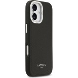 Coque iPhone 17 - Lacoste PU en cuir Champs Elysees MagSafe protection élégante et durable - Noir