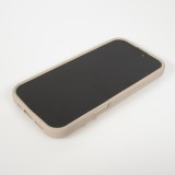 iPhone 17 Case Hülle - Pastellfarbene Wandhalterung mit Saugnapf für glatte Oberflächen - Braun