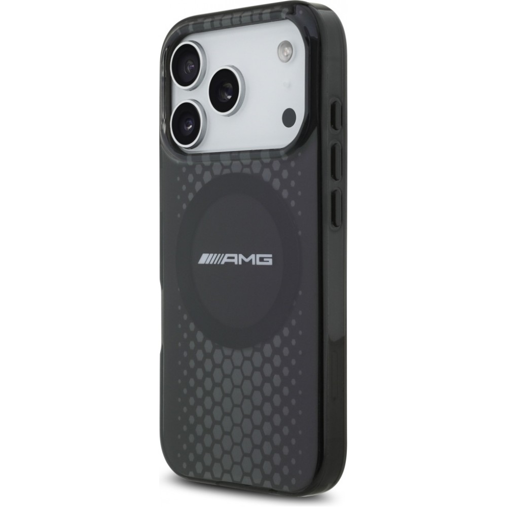 iPhone 17 Pro Case Hülle - AMG MagSafe Schutz Elegant Transparent Doppelschicht Grafiken - Schwarz