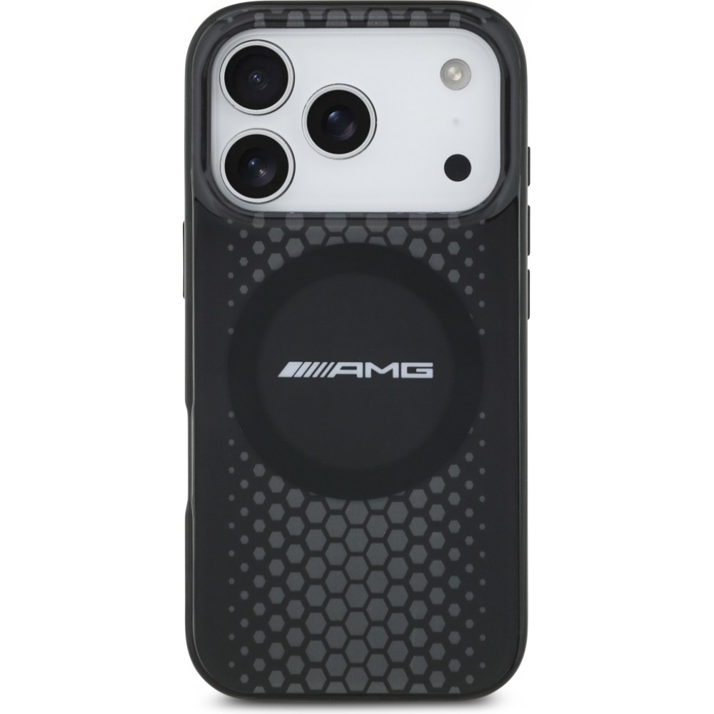 iPhone 17 Pro Case Hülle - AMG MagSafe Schutz Elegant Transparent Doppelschicht Grafiken - Schwarz