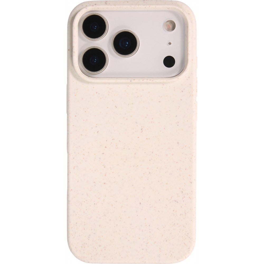 iPhone 17 Pro Case Hülle - Bio Eco-Friendly biologisch Kompostierbar ökologisch - Weiss