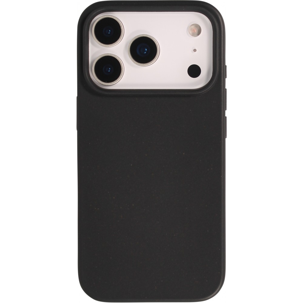 Coque iPhone 17 Pro - Bio Eco-Friendly biodégradable écologique nature - Noir