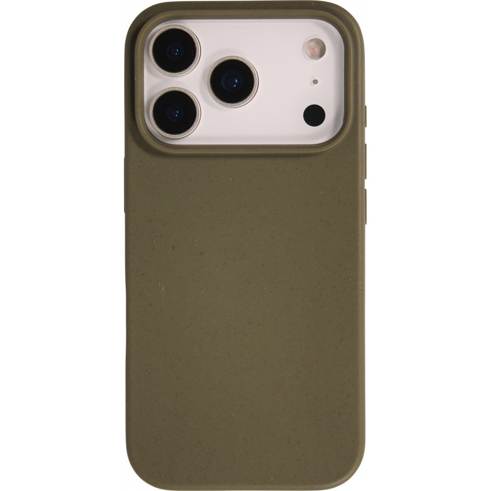 Coque iPhone 17 Pro - Bio Eco-Friendly biodégradable écologique nature - Vert foncé