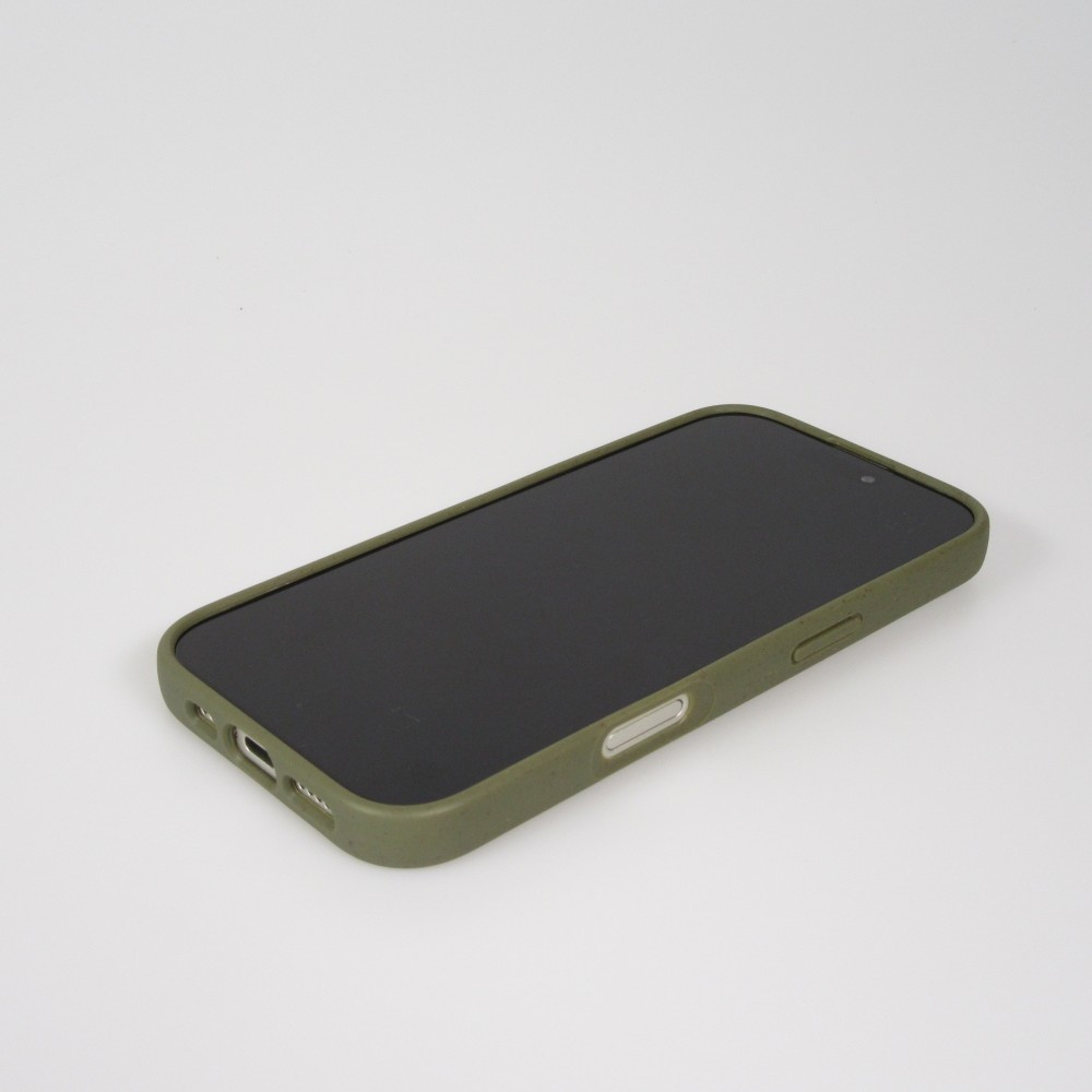 Coque iPhone 17 Pro - Bio Eco-Friendly biodégradable écologique nature - Vert foncé