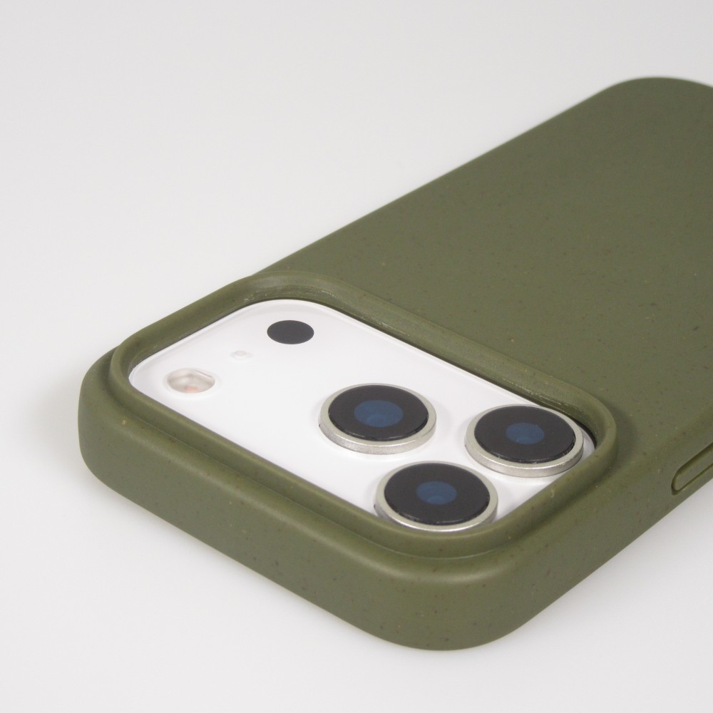 Coque iPhone 17 Pro - Bio Eco-Friendly biodégradable écologique nature - Vert foncé