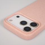 Coque iPhone 17 Pro Max - Bio Eco-Friendly nature avec cordon collier - Rose
