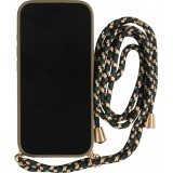 Coque iPhone 17 Pro Max - Bio Eco-Friendly nature avec cordon collier - Vert foncé