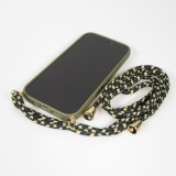 Coque iPhone 17 Pro Max - Bio Eco-Friendly nature avec cordon collier - Vert foncé