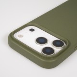 Coque iPhone 17 Pro Max - Bio Eco-Friendly nature avec cordon collier - Vert foncé