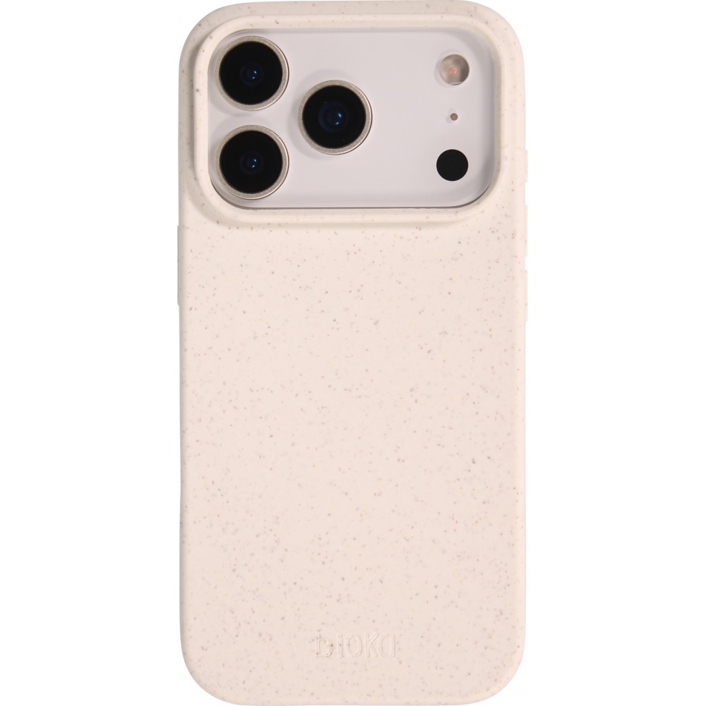 iPhone 17 Pro Case Hülle - Bioka Biologisch Abbaubar Eco-Friendly Kompostierbar - Weiss