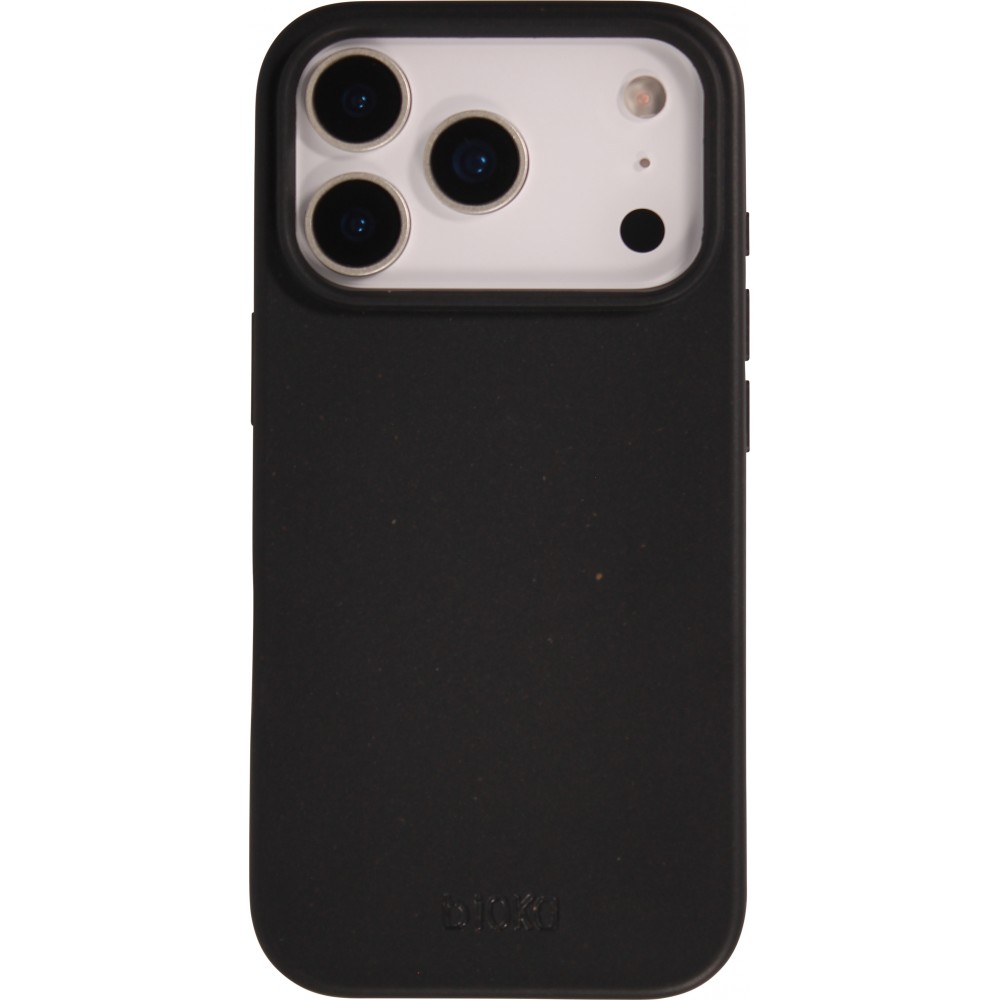 Coque iPhone 17 Pro - Bioka biodégradable et compostable Eco-Friendly - Noir
