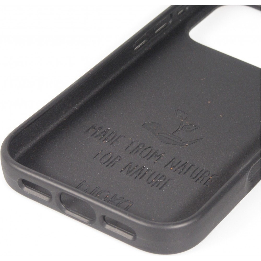 Coque iPhone 17 Pro - Bioka biodégradable et compostable Eco-Friendly - Noir