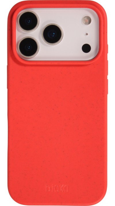 Coque iPhone 17 Pro - Bioka biodégradable et compostable Eco-Friendly - Rouge