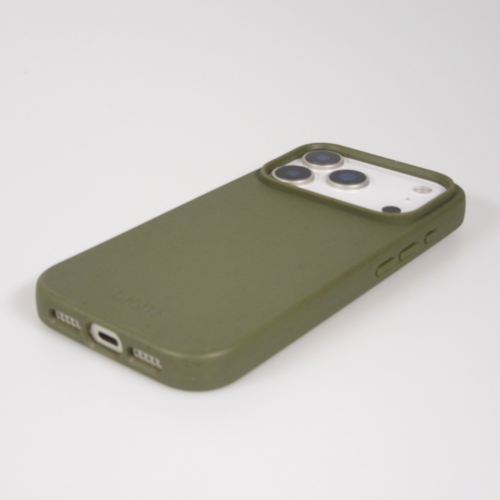 Coque iPhone 17 Pro - Bioka biodégradable et compostable Eco-Friendly - Vert foncé