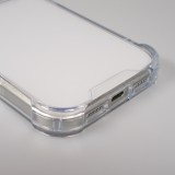 iPhone 17 Pro Max Case Hülle - Bumper Glass TPU Anti-Schock mit Acryl - Transparent