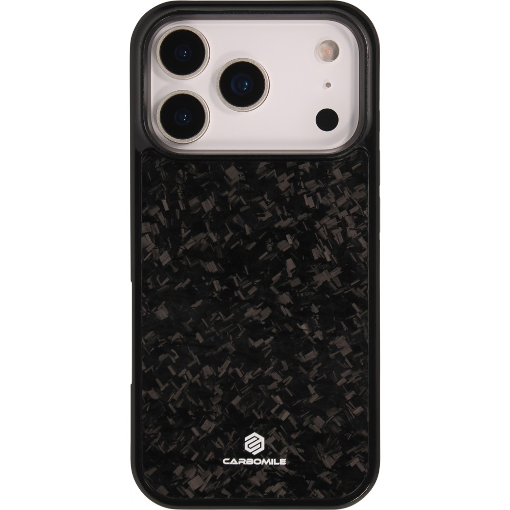 Coque iPhone 17 Pro - Carbomile carbone forgé (compatible MagSafe)