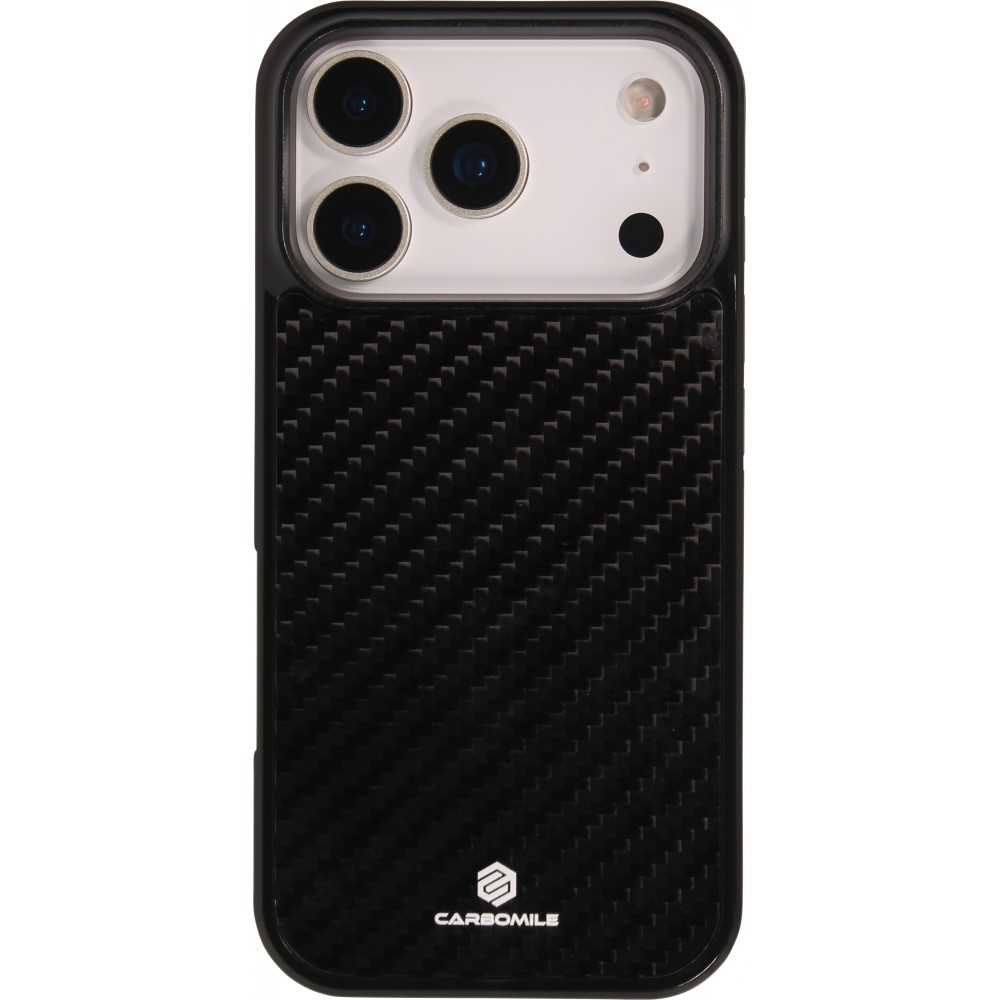 Coque iPhone 17 Pro - Carbomile fibre de carbone (compatible MagSafe)