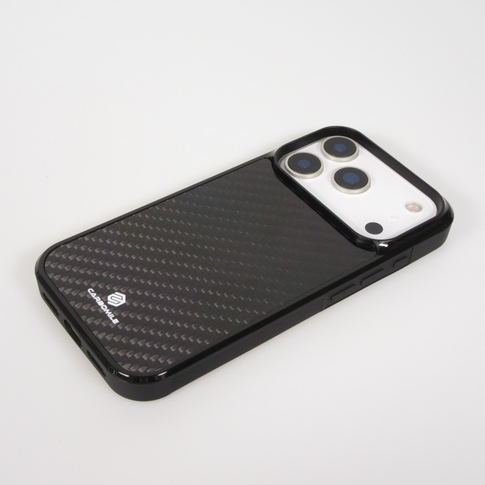Coque iPhone 17 Pro - Carbomile fibre de carbone (compatible MagSafe)