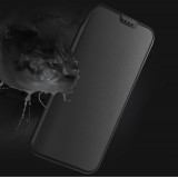 Coque iPhone 17 Pro - Dux Ducis Skin Pro avec rabat et emplacement pour cartes en cuir synthétique PU et TPU flexible - Noir