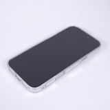 iPhone 17 Pro Case H&uuml;lle - Weiches Material mit 3D-Rillen Stylisch & lichtreflektierend - Silber