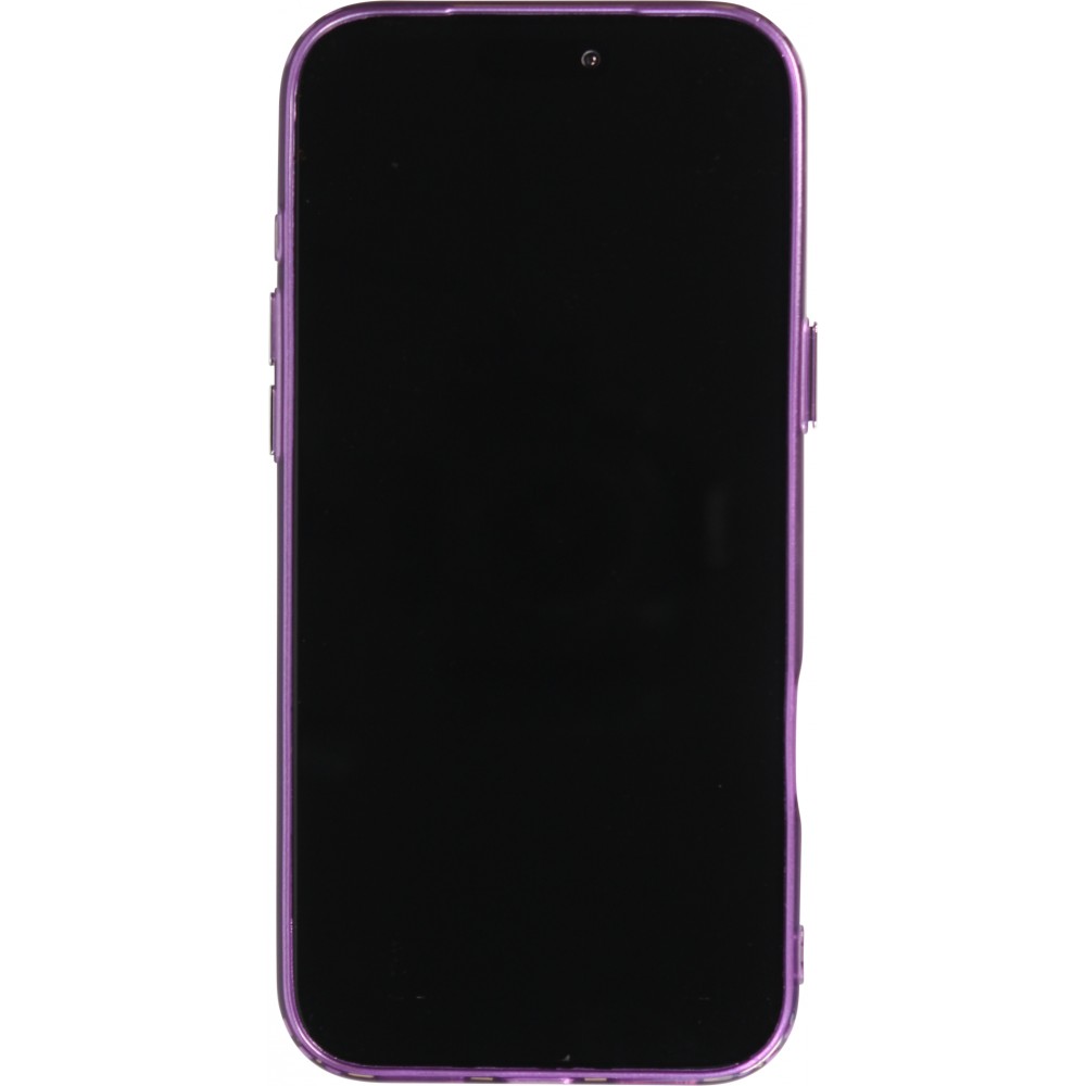 iPhone 17 Pro Case H&uuml;lle - Weiches Material mit 3D-Rillen Stylisch & lichtreflektierend - Violett