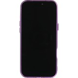 iPhone 17 Pro Case H&uuml;lle - Weiches Material mit 3D-Rillen Stylisch & lichtreflektierend - Violett