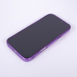 iPhone 17 Pro Case H&uuml;lle - Weiches Material mit 3D-Rillen Stylisch & lichtreflektierend - Violett