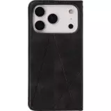 Coque iPhone 17 Pro - Flip Géometrique - Noir