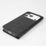 Coque iPhone 17 Pro - Flip Géometrique - Noir