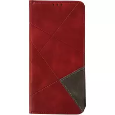 Coque iPhone 17 Pro - Flip Géometrique - Rouge