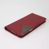 Coque iPhone 17 Pro - Flip Géometrique - Rouge