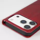 Coque iPhone 17 Pro - Flip Géometrique - Rouge