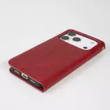 Coque iPhone 17 Pro - Flip Géometrique - Rouge