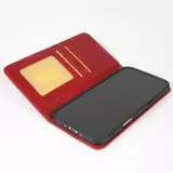 Coque iPhone 17 Pro - Flip Géometrique - Rouge