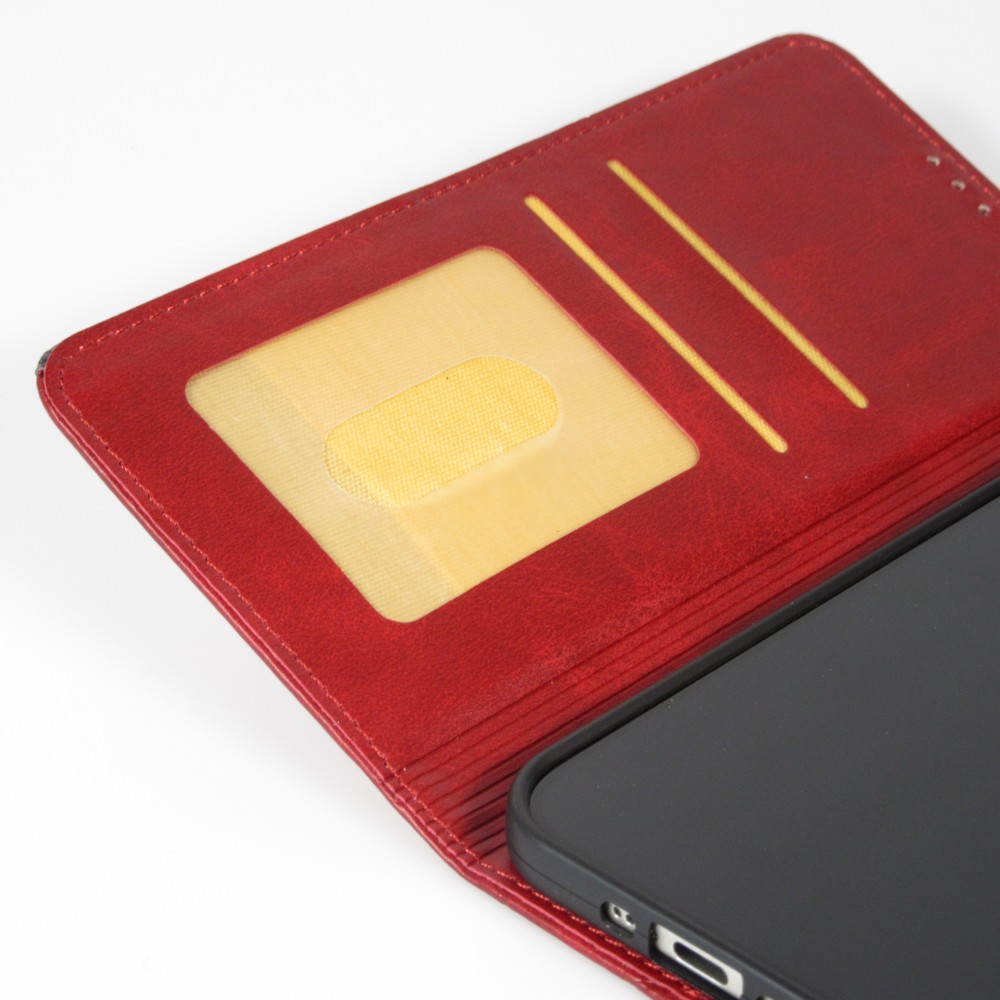 Coque iPhone 17 Pro - Flip Géometrique - Rouge
