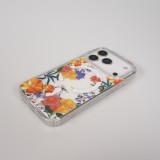 iPhone 17 Pro Case Hülle - Floral MagSafe Silikonhülle Lianen robust - Multicolor
