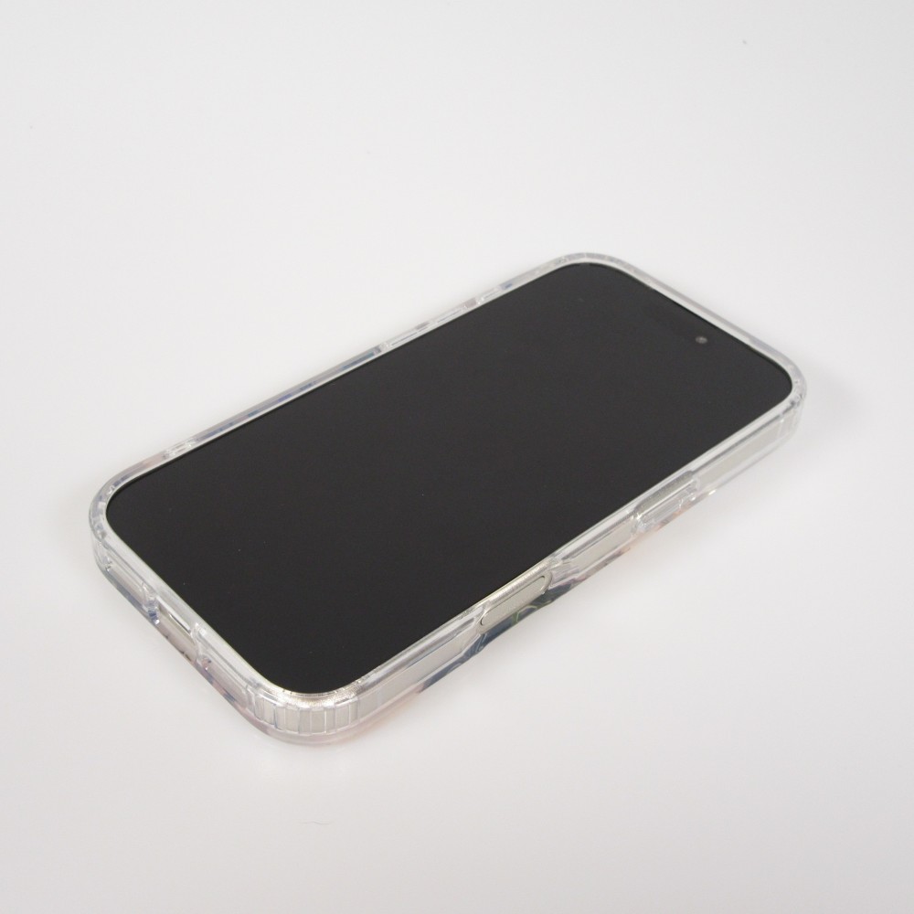iPhone 17 Pro Case Hülle - Floral MagSafe Silikonhülle Lianen robust - Multicolor