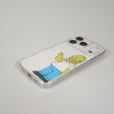 Coque iPhone 17 Pro - Gel cartoon Homer Simpson