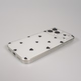 iPhone 17 Pro Max Case Hülle - Gummi kleines Herz - Schwarz