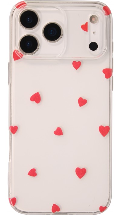 iPhone 17 Pro Max Case Hülle - Gummi kleines Herz