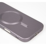 iPhone 17 Pro Case Hülle - Gummi weich mit Kameraschutzglas MagSafe - Dunkelgrau