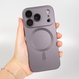 iPhone 17 Pro Case Hülle - Gummi weich mit Kameraschutzglas MagSafe - Dunkelgrau