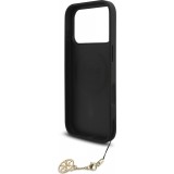 Coque iPhone 17 Pro - Guess 4G charm protection élégante design raffiné accessoire tendance - Gris