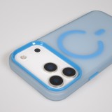 iPhone 17 Pro Max Case Hülle - Jelly Color Semi-transparent mit MagSafe - Orange - Blau