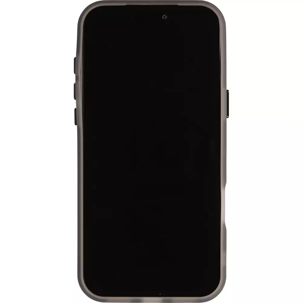 Coque iPhone 18 Pro Max / 17 Pro Max - Jelly Color semi-transparent avec MagSafe - Noir