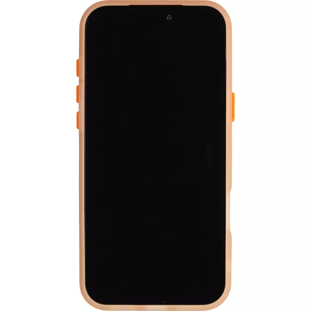 Coque iPhone 17 Pro Max - Jelly Color semi-transparent avec MagSafe - Orange