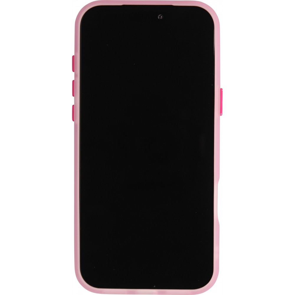 iPhone 17 Pro Max Case Hülle - Jelly Color MagSafe - Semi-transparent Rosa - Rosa