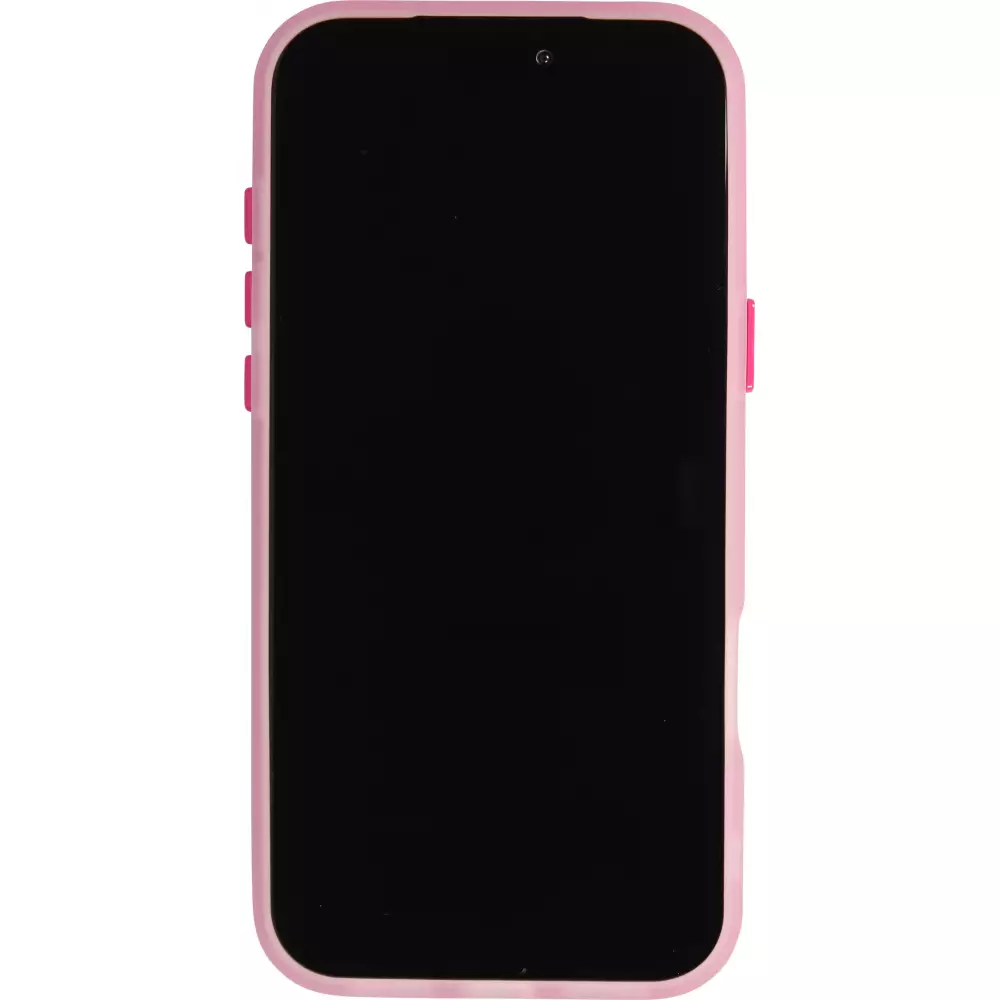 Coque iPhone 18 Pro Max / 17 Pro Max - Jelly Color semi-transparent avec MagSafe - Rose